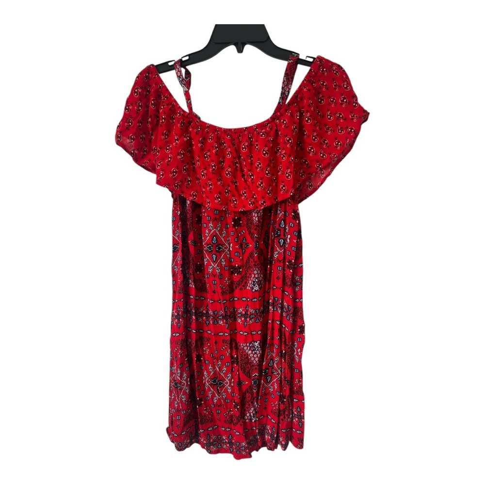 Wallflower Red, black, blue Women’s Dress Size M. Used.
